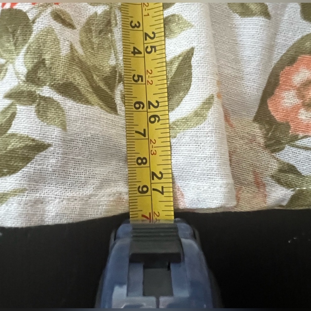 Beautiful & Feminine Floral Pattern Linen Sleeveless Dress - Picture 8 of 9